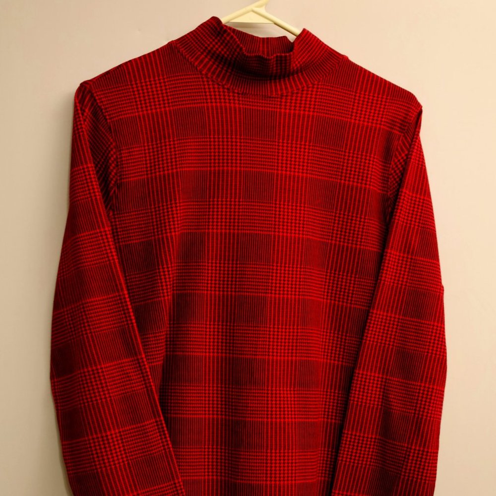 Mock Neck Blouse